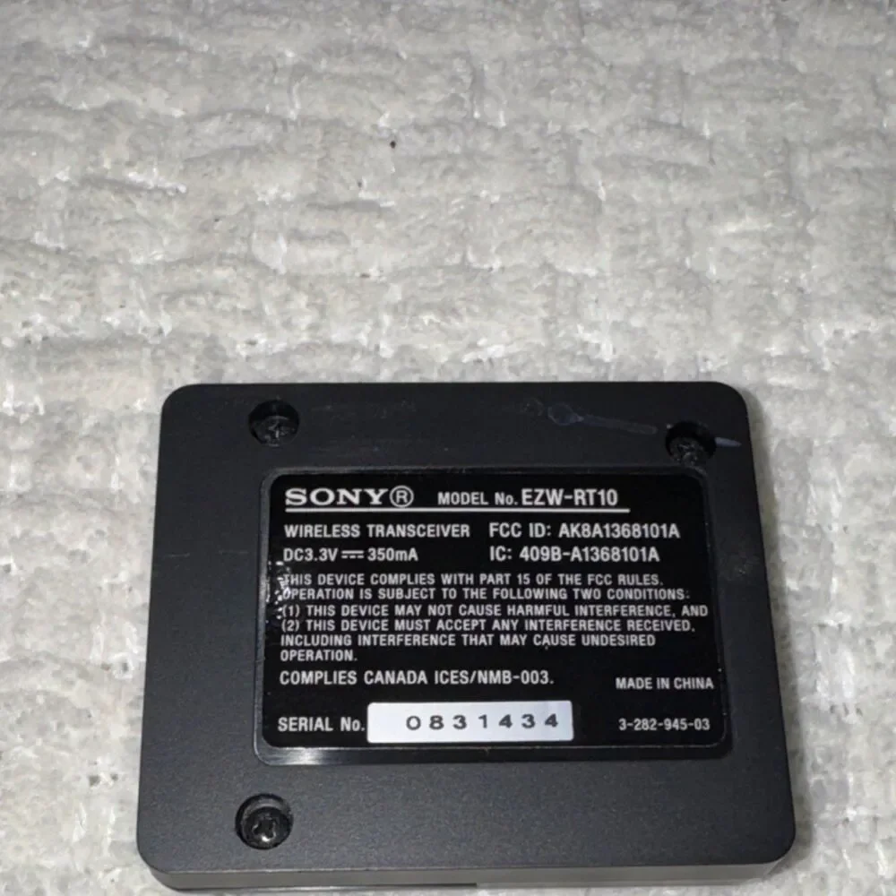 Sony S-AIR Wireless Table Speaker Black Rectangular Speaker MPN S-AIR Model